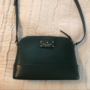 Hunter green Kate Spade crossbody purse